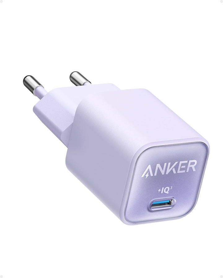Anker 30W USB C Ladegerät, GaN 511 Nano 3, PIQ 3.0 PPS Schnellladegerät für iPhone 17/Pro/Pro Max/iP
