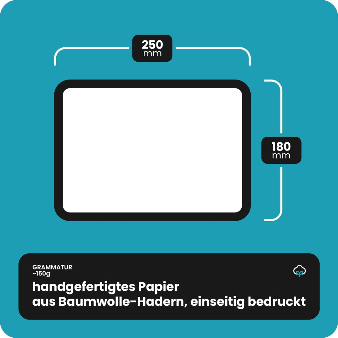 Netuno 50 Blatt Perlmutt-Ecru Dekorpapier mit Blumenmotiv in Silber, 180x250mm,150g Effektkarton han