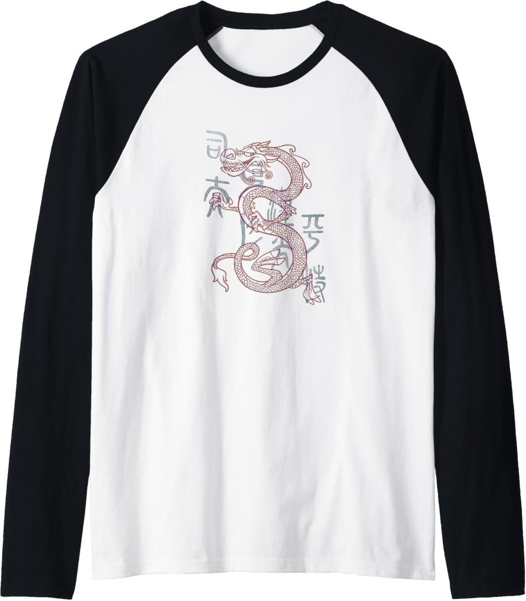 Disney Mulan Mushu Dragon Sketch Raglan