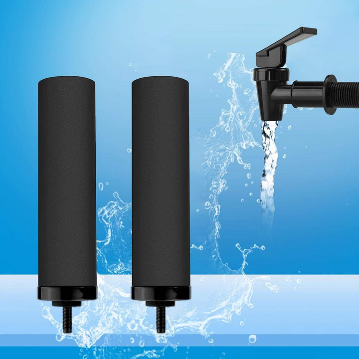HUINING 2 STÜCKE Schwarzwasserfilter für Wasseraufbereitungseinheit Wasserfilter Ersatz Haushalt Was
