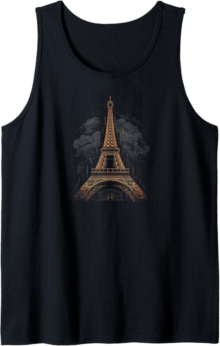 Ich liebe Paris Eiffelturm Frankreich Tank Top