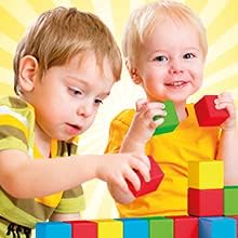 GEOMAG - MAGICUBE PRE-SCHOOL JUNIOR 64 Stück - Magnetische Bausteine zum Zusammenbauen - Für Kinder