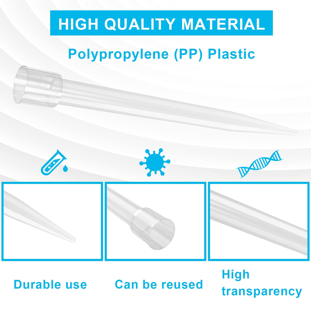 ONiLAB Pipettenspitzen 5000 UL/5mL 100 PCS Labor Universal Kunststoff Flüssige Pipettenspitzen Polyp