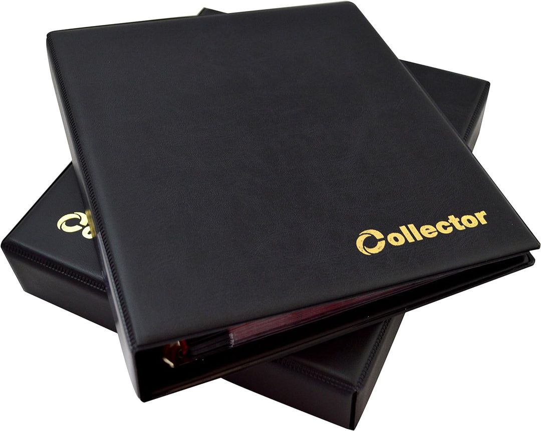 Collector Münz-Sammelalbum mit Etui für 300 Verschiedene Münzen-Grössen, von Grossen bis Kleinen Mün
