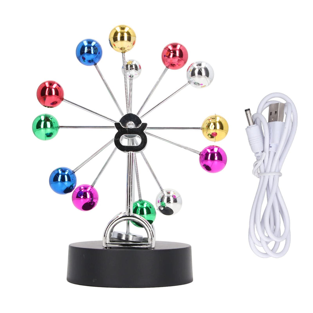 USB Elektronische Perpetuum Mobile Schaukel Ball Kinetische Kunst Globus Himmlischen Körper Kinetisc