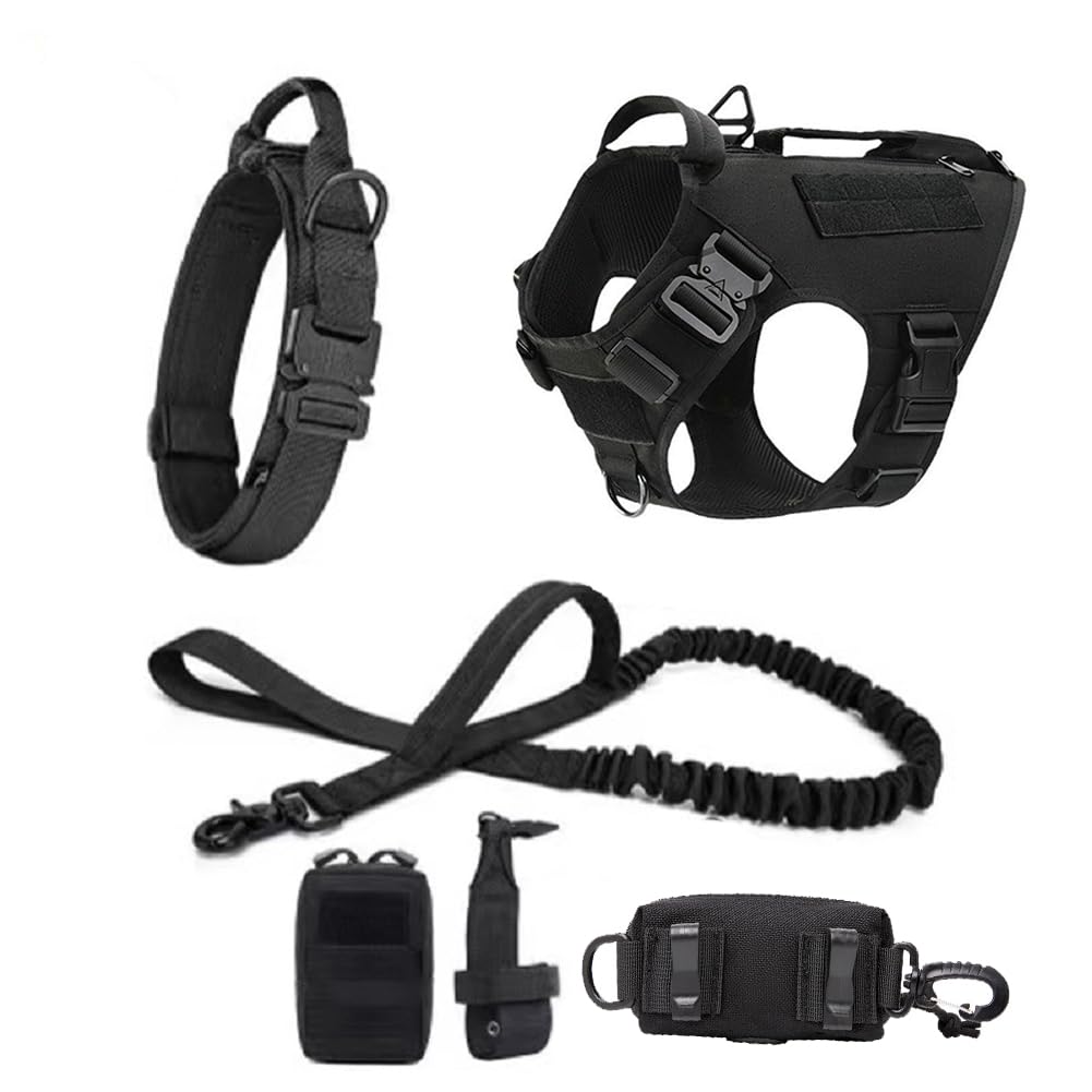 Hundegeschirr für grosse Hunde, Deutscher Schäferhund, Malinois, Trainingsweste, Hundegeschirr und L