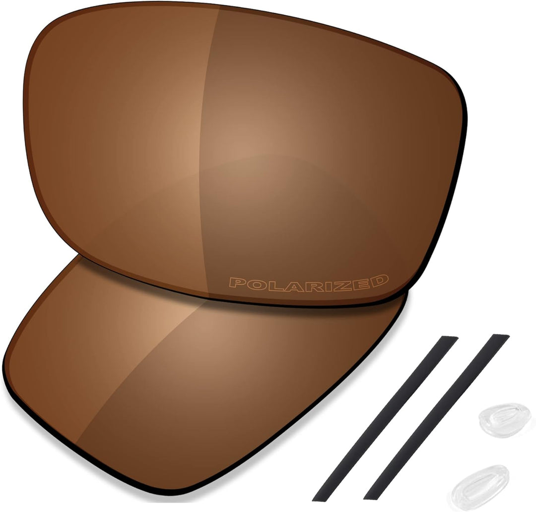 Saucer Premium Ersatzgläser und Gummi-Sets für Oakley Gauge 8 L OO4124-62 mm Sonnenbrille High Defin