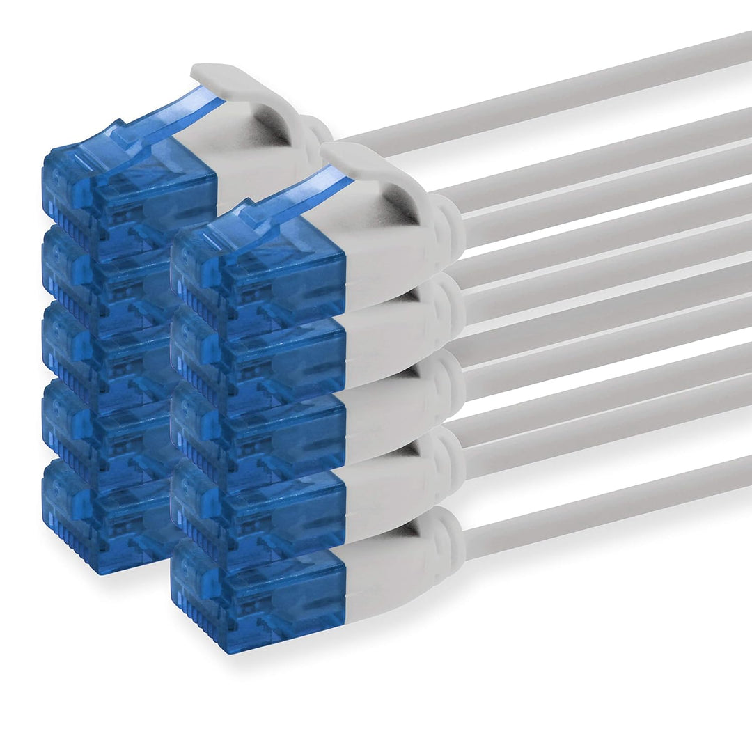 1aTTack.de 660349 Cat6 Cat.6 Kabel Cat Netzwerkkabel 7,5m - Patchkabel Slim Kabel (Kleiner Durchmess