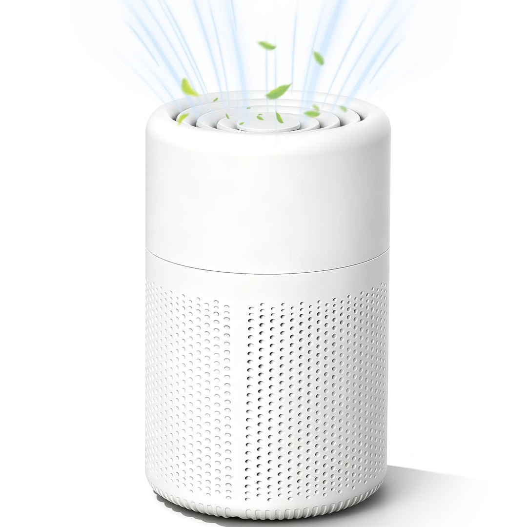 Luftreiniger Allergiker, mit H13 HEPA Filter, 37dB Ultra Leise, Air Purifier gegen Rauch, Tierhaare,