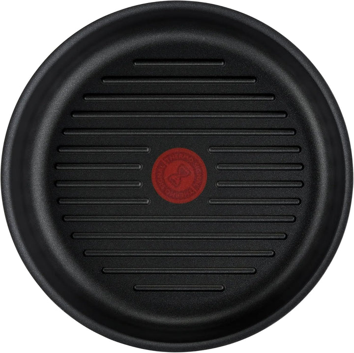 Poêle grill fonte d'aluminium Tefal Ingenio Eco Resist 26 cm Noir