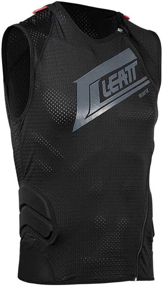 Leatt 3DF Rückenprotektor schwarz 2023 Fahrrad Schutzbekleidung Schwarz S-M, Schwarz S-M