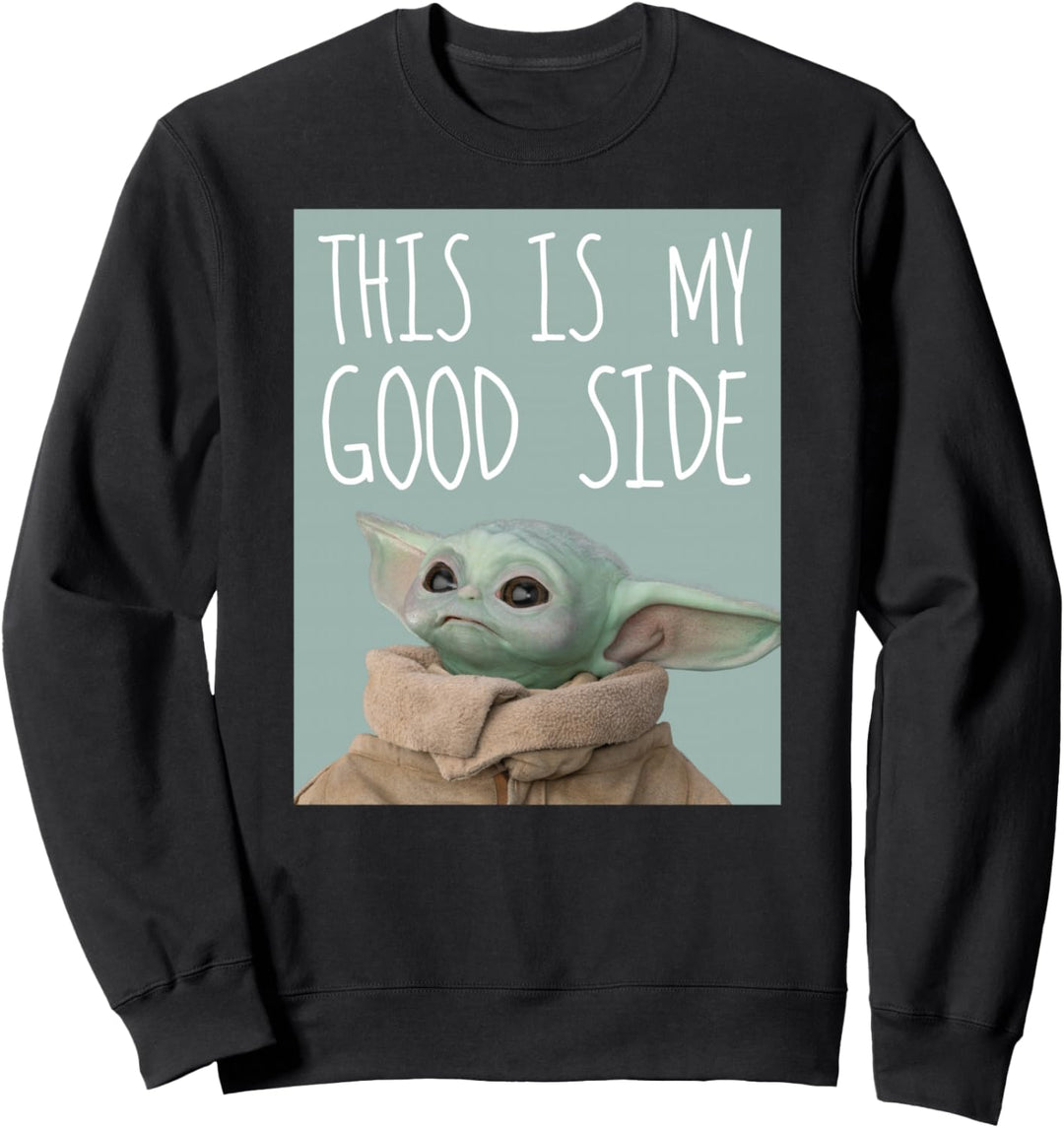 Star Wars The Mandalorian The Child This Is My Good Side Sweatshirt