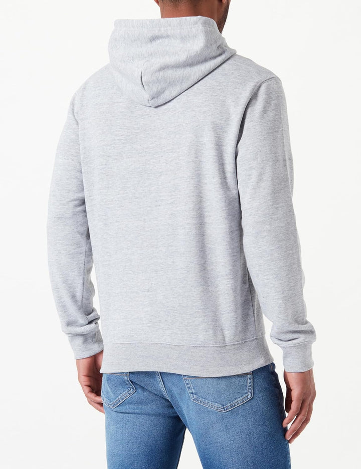 Champion Herren Legacy Icons-Heavy Spring Terry Small Script Logo Kapuzenpullover L Hellgrau, L Hell