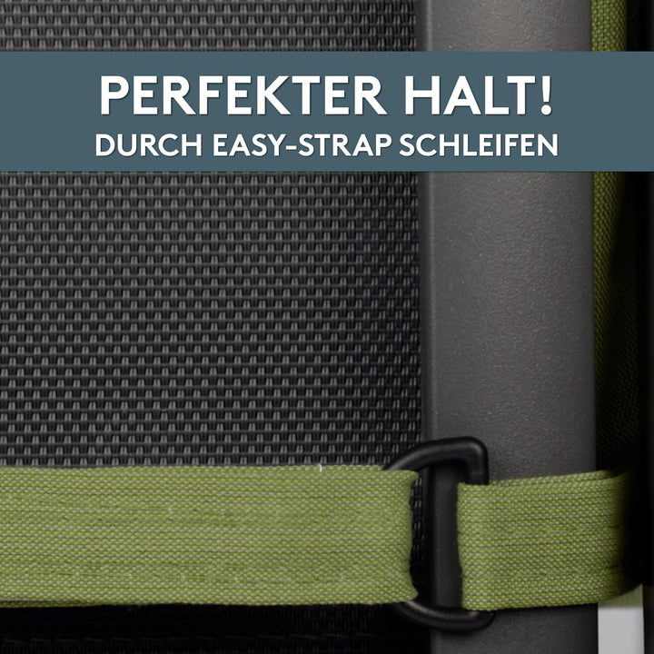 LILENO HOME Sonnenliege Auflage als [1er Set - Rollliege] in Grün - Gartenliegen Auflage perfekt für