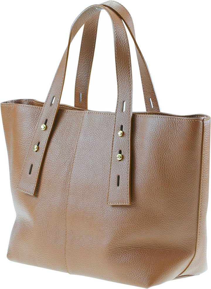 collezione alessandro Handtasche Tinka aus softem Leder mit verstellbarem Riemen 44cm x 29cm x 12cm