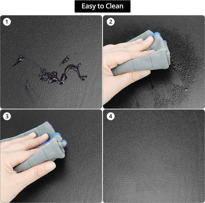QWORK® Anti-Ermüdungsmatte,44cmx71cm stehmatte, 12mm rutschfeste komfortpolsterung, für Küche Badezi