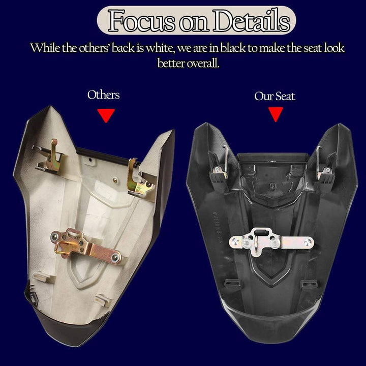 Motorrad Soziusabdeckung Sitzkappe Verkleidung Heckabdeckung Rücksitzbezug Kompatibel mit CB650R CBR