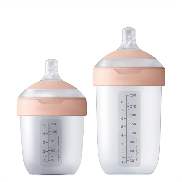 Set zur Geburt – Flaschen 150 ml & 250 ml – Anti-Kolik – kompatibel zum Stillen – Baby-Set & Geschen