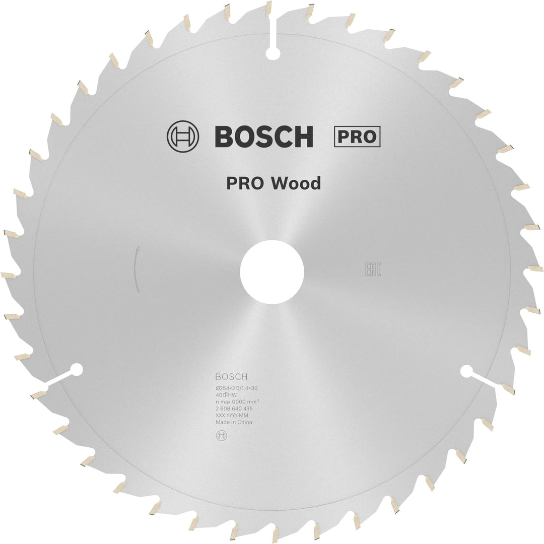 Bosch Accessories Bosch Professional Kreissägeblatt Optiline Wood (für Holz, 254 x 30 x 2,0 mm, 40 Z