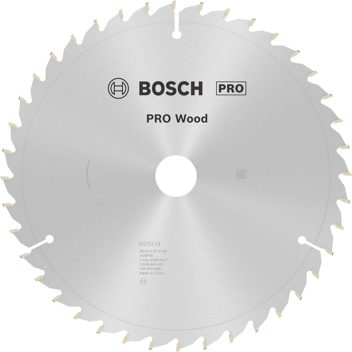 Bosch Accessories Bosch Professional Kreissägeblatt Optiline Wood (für Holz, 254 x 30 x 2,0 mm, 40 Z