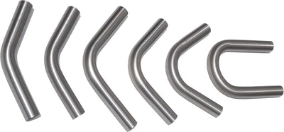 Edelstahlrohrbogen Ø 30x2mm Geländer Schweissbogen Rund Rohr geschliffen Korn 240, Abmessung:90° - Ø
