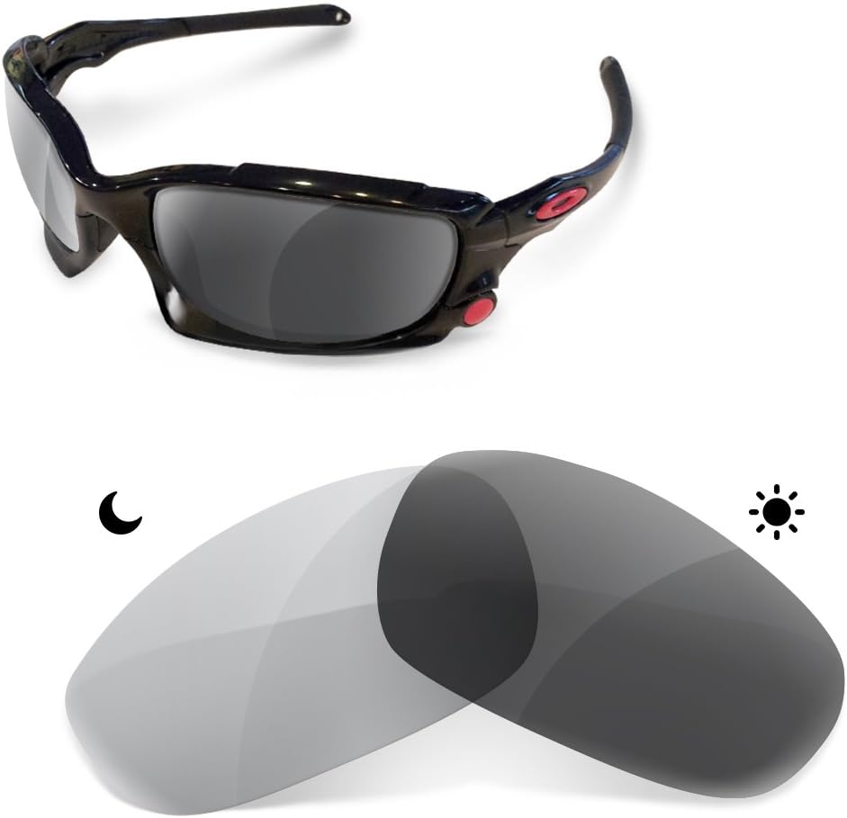 sunglasses restorer Kompatibel Ersatzgläser für Oakley Split Jacket Photochromic Grey, Photochromic