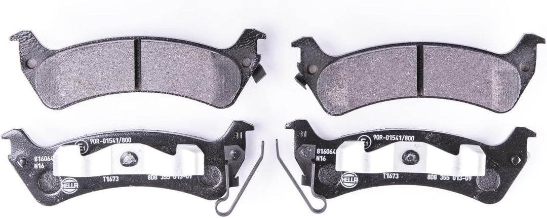 HELLA PAGID 8DB 355 013-091 Bremsbelagsatz - T1673 - Dicke/Stärke: 14.8mm - Bremssystem: Kelsey-Haye