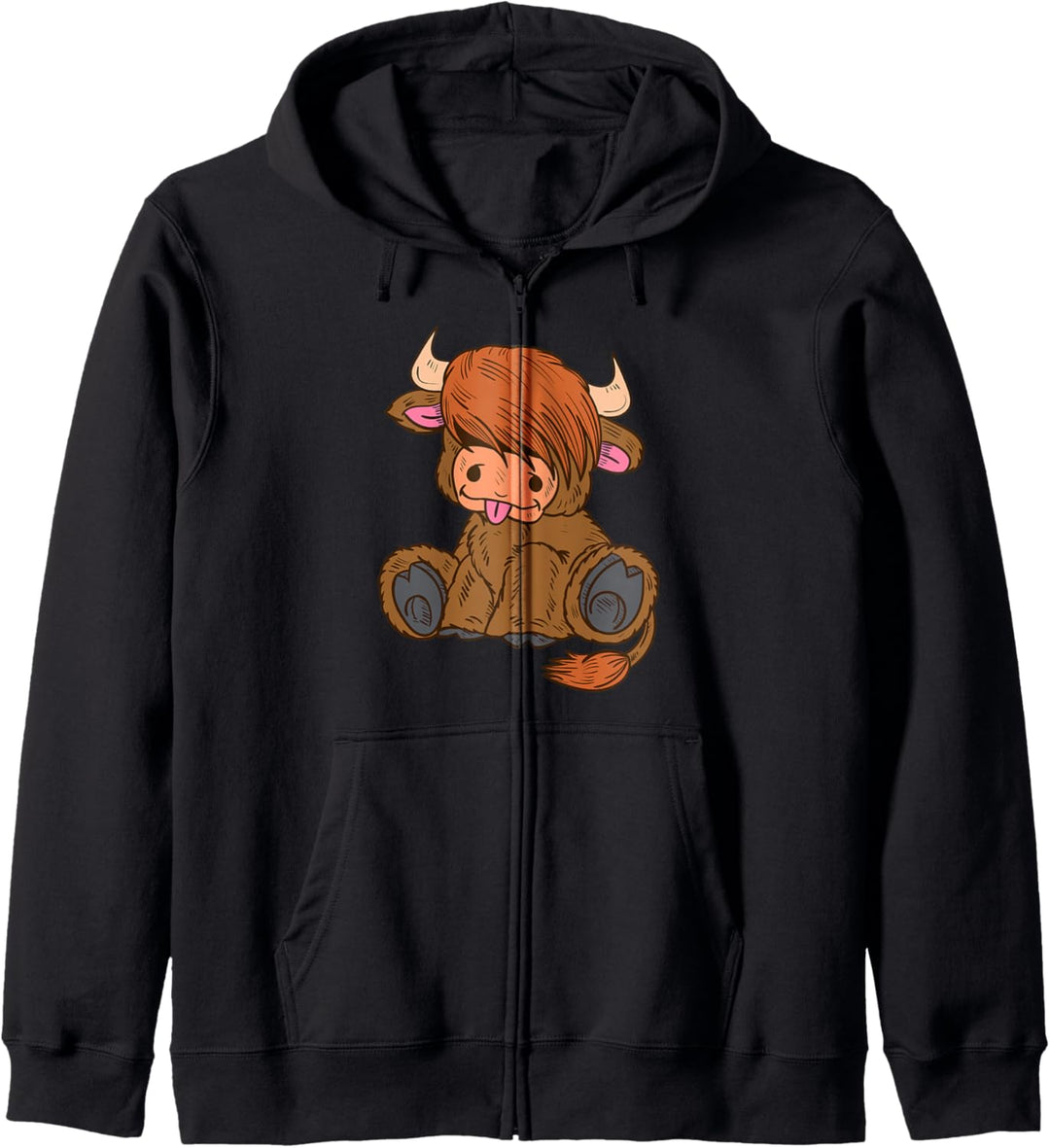 Scottish Highland Cow Frauen Schottische Highland Kuh Kapuzenjacke