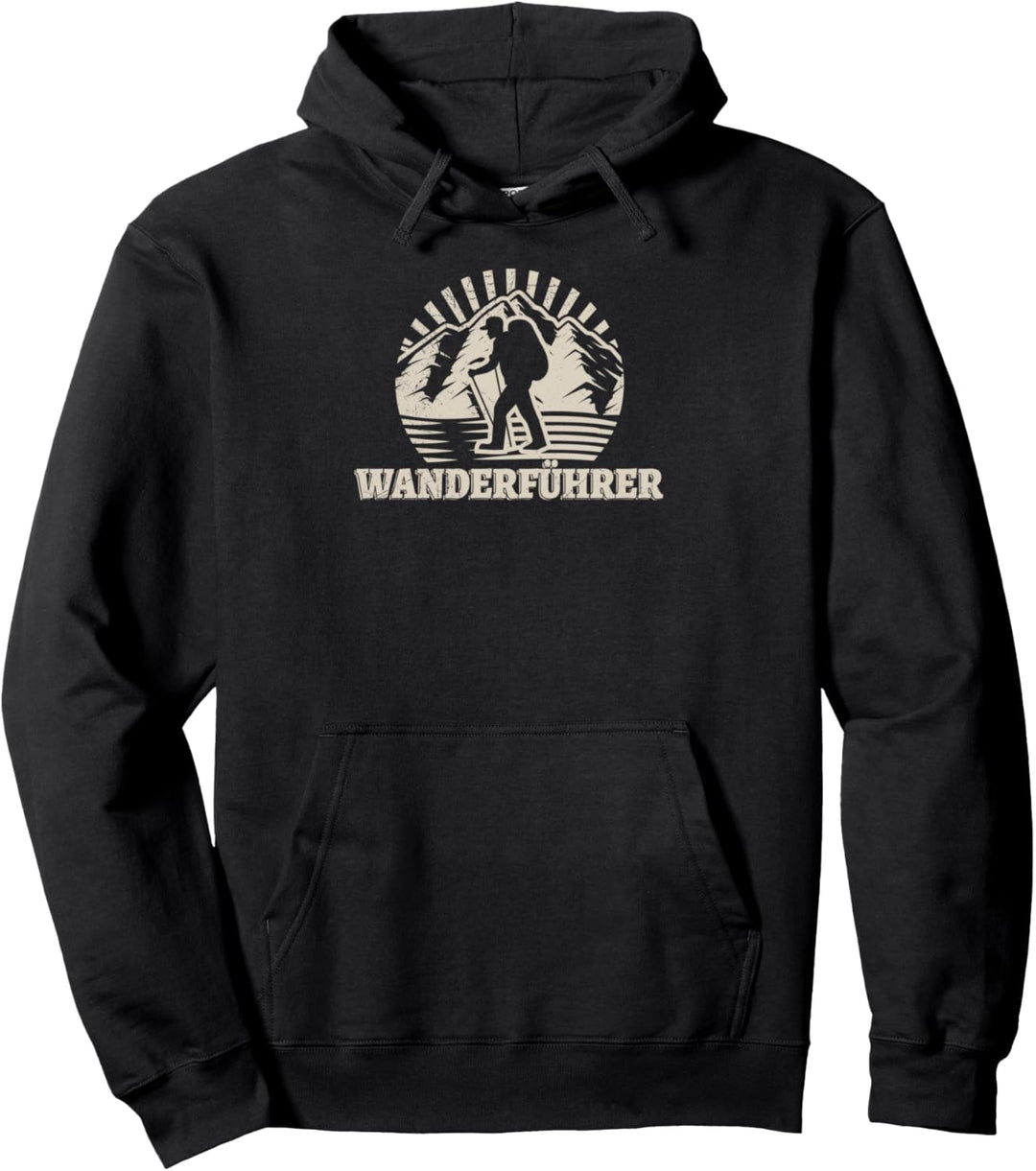 Wanderführer Wallfahrt Cool Trekking Nordic Walking Pilgern Pullover Hoodie