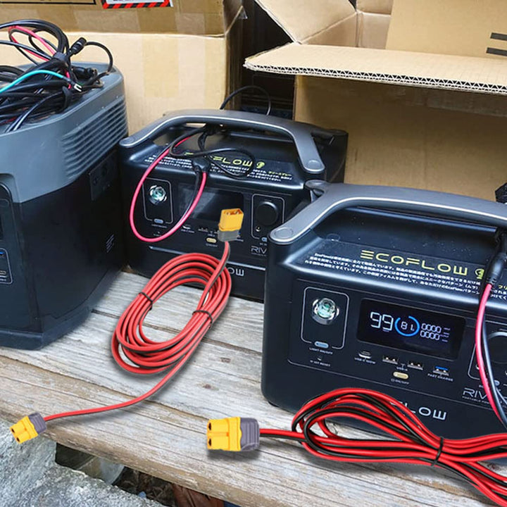 DC XT60 Verlängerungskabel,12AWG 6,0m langes superweiches Silikonkabel,Stecker auf Buchse, Adapter N