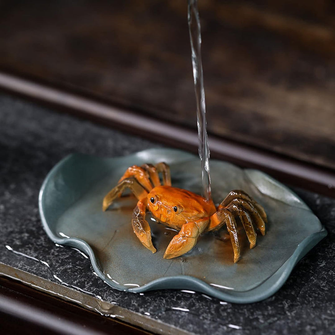 Tea Pet Color Changing Crab Change Color Cute Tea Pet Can Change Color Zisha Kungfu Tea Table Tearoo