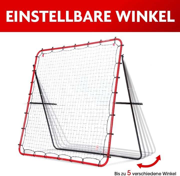 NET PLAYZ Rebounder für Fussball, 150 x 150 cm, Rebound Netz | Prellwand | Hilfsmittel und Ausrüstun