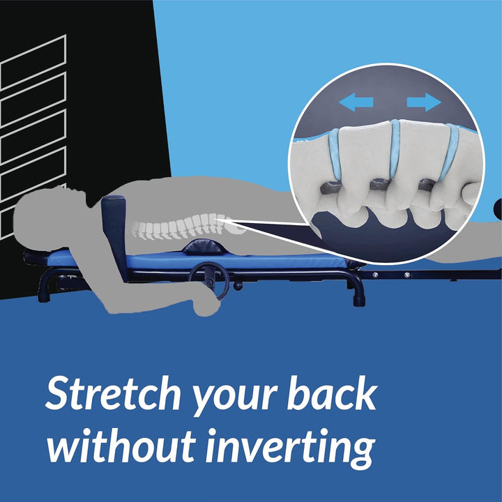 Exerpeutic Back Stretch Traction Inversions Tisch mit 136kg Gewichtskapazität, sehr Platz