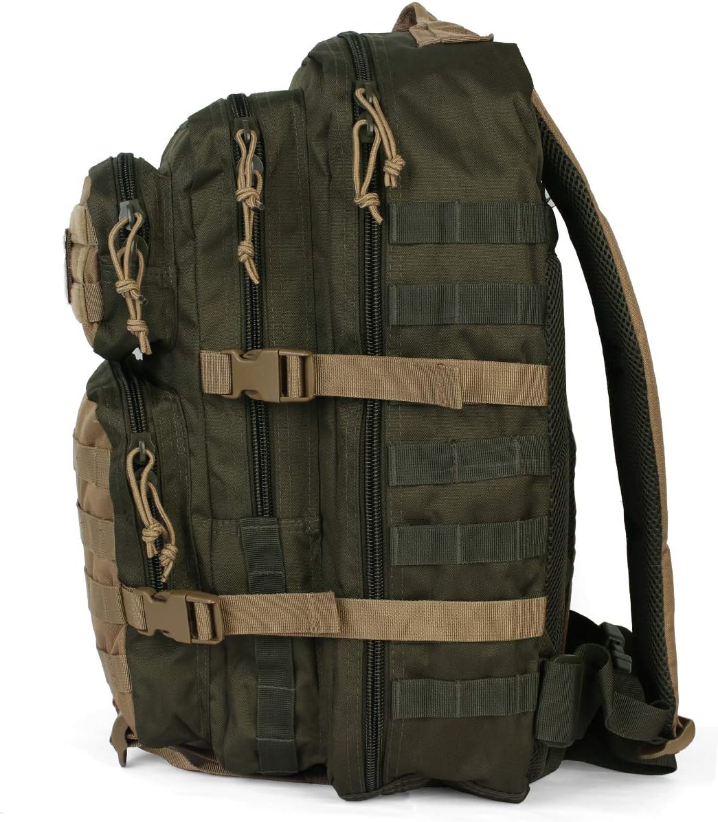 Mil-Tec US Assault Pack Laser Cut Tagesrucksack • Taktischer Militär Rucksack mit Laser-Cut MOLLE-Sy