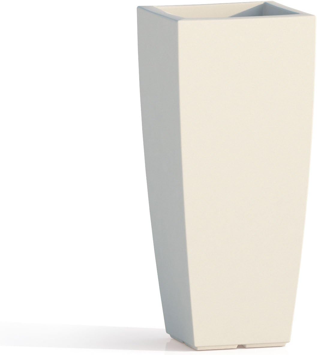 Tekcnoplast Stilo Square EIS, 33 x 33 cm, Höhe 70 cm. cm 33 x 33  - H 70 cm.. Eis, cm 33 x 33  - H 7