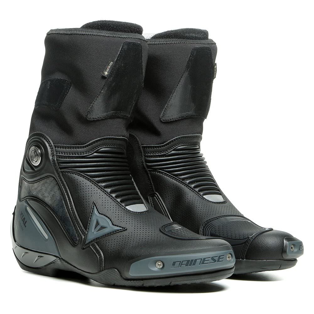 Dainese Axial Gore-Tex wasserdichte Motorradstiefel 43 EU Grau Schwarz, 43 EU Grau Schwarz
