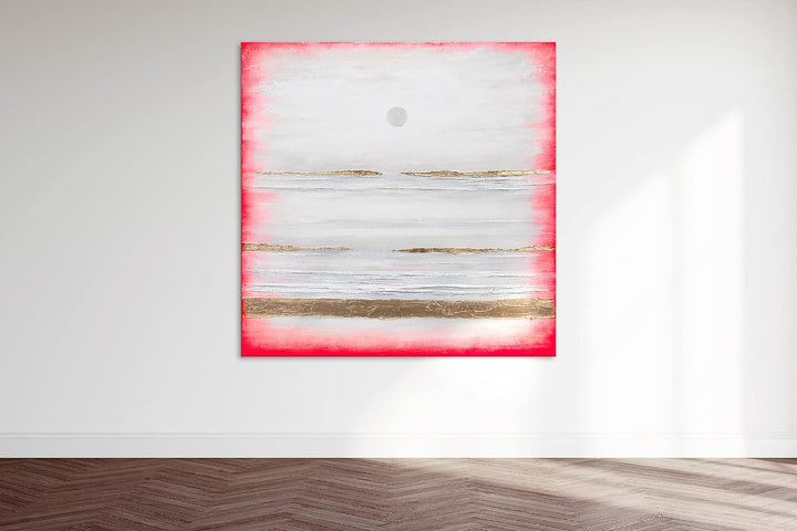 YS-Art Abstrakt Acryl Gemälde auf Leinwand Dream handgemalt Wandbilder Wohnzimmer modern Wohndekor B