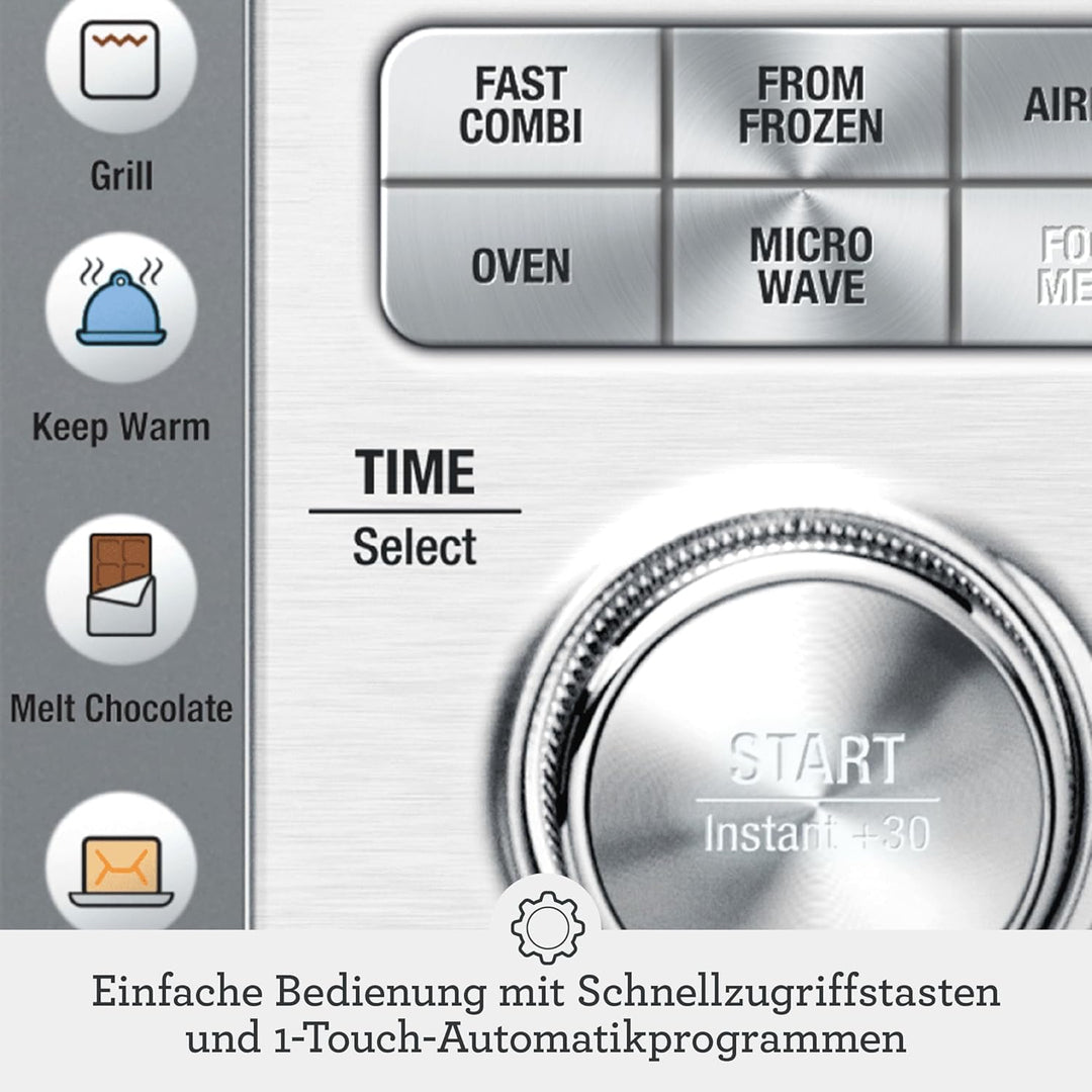 Sage Appliances Combi Wave 3 in 1 Mikrowelle, gebürsteter Edelstahl, SMO870