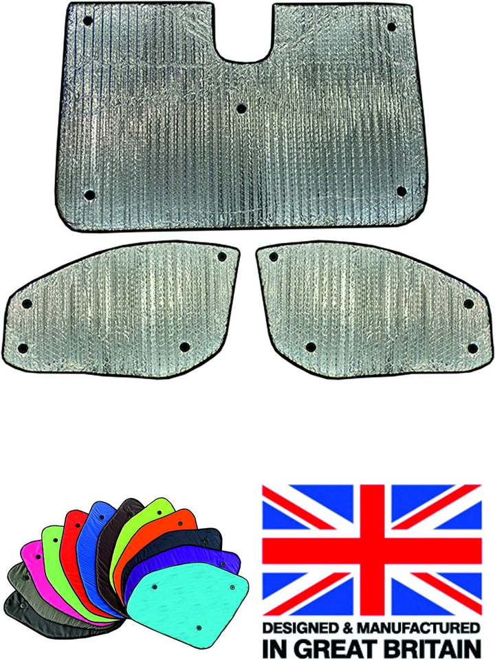 Thermomatten-Set für Ford Transit Custom (2012-Date) Frontset Ideal für alle Jahreszeiten geeignet,