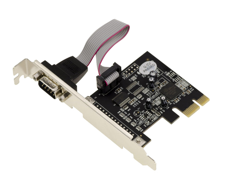 KALEA-INFORMATIQUE PCIe 1 Port COM serielle RS232 Karte mit DB9-Stecker Oxford OXPCIe952 Chipsatz
