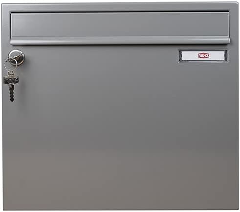 RENZ Briefkasten Classic 17 Liter - 370 mm x 330 mm x 145 mm - Einwurf 335 mm x 33 mm für Format C4