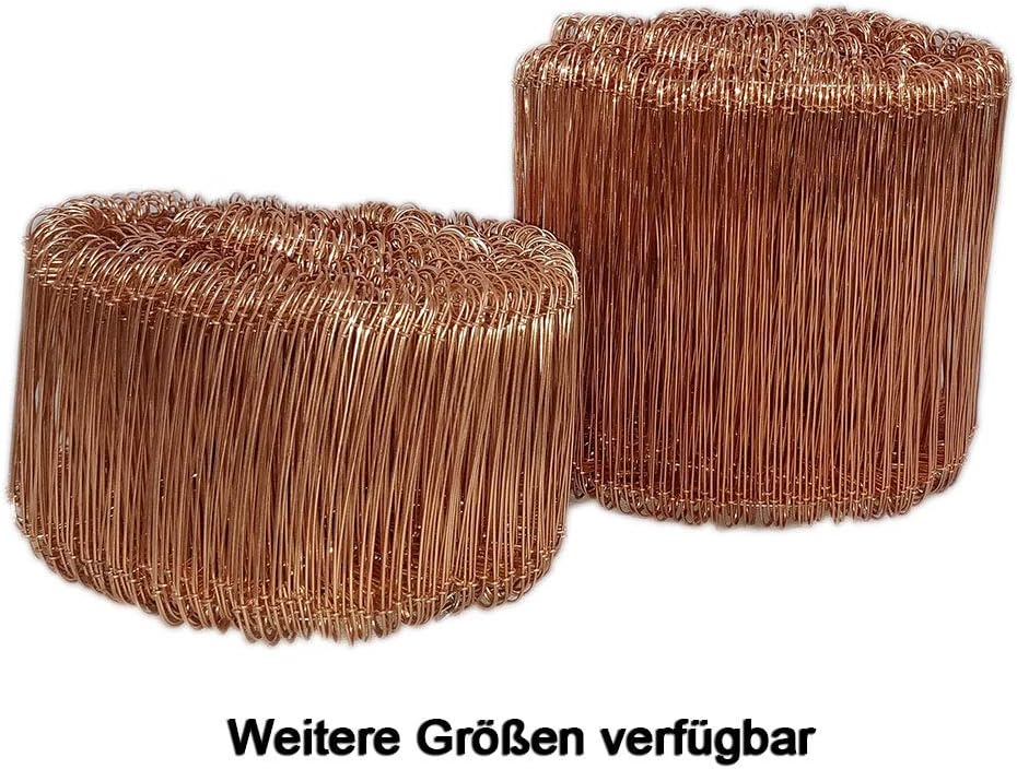 Novatool Drillapparat Driller SW + 1000 Stück Rödeldraht mit Ösen 1 x 200mm Bindedraht verkupfert, D
