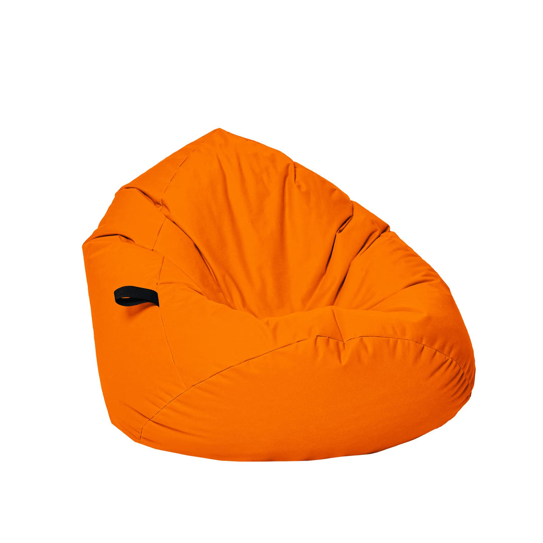 Sitzsack Tropfenform Kastanie - für Kinder &amp; Erwachsene – Indoor wie Outdoor da er Wasserfest ist– f