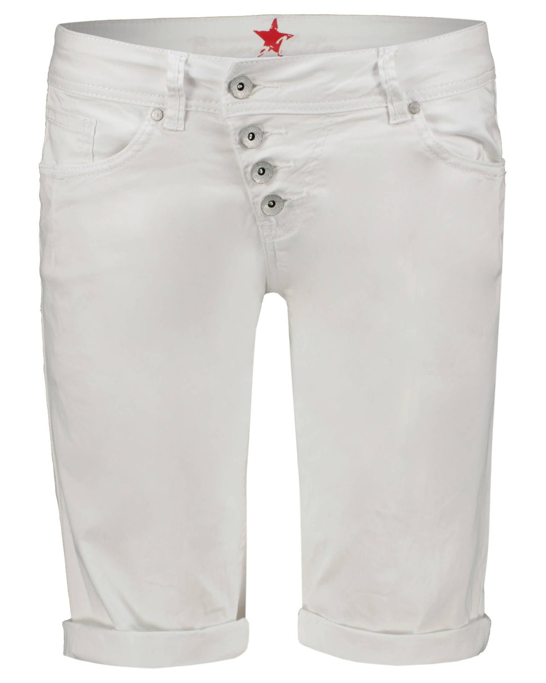 Buena Vista Damen Shorts Malibu Stretch Twill XS Weiss, XS Weiß
