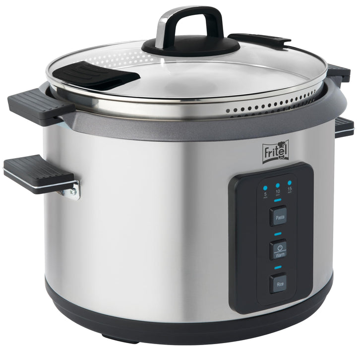 FRITEL Pasta - Reiskocher RC 1377 - Elektrischer Wasserkocher/Dampfgarer - 6 l - 1100 W - 3 Funktion