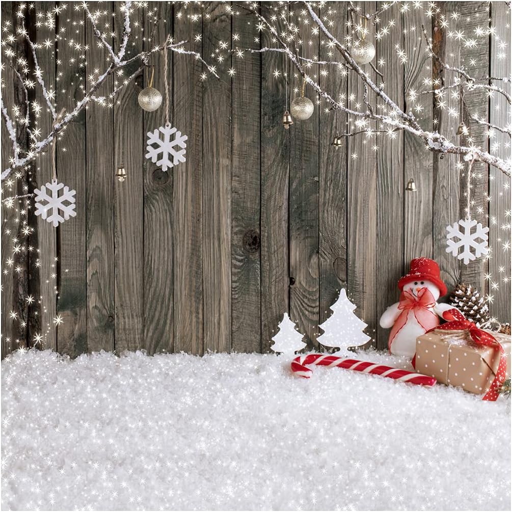 AIIKES 10x10FT Weihnachten Hintergrund Weihnachtsfotografie Hintergrund Weihnachten Foto Hintergrund