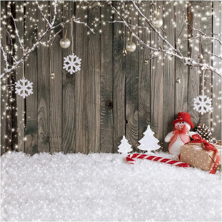 AIIKES 10x10FT Weihnachten Hintergrund Weihnachtsfotografie Hintergrund Weihnachten Foto Hintergrund