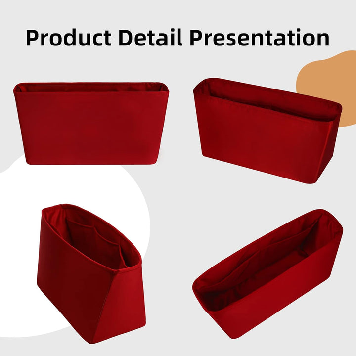 DGAZ Handtaschen Organizer Einsatz für LV Neverfull PM/MM/GM Taschen, Seide Tasche in Tasche Organiz
