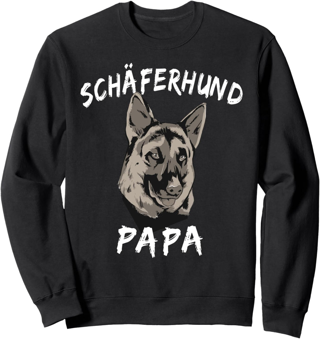 Deutscher Schäferhund Papa Shepherd Herrchen Hunde Geschenk Sweatshirt