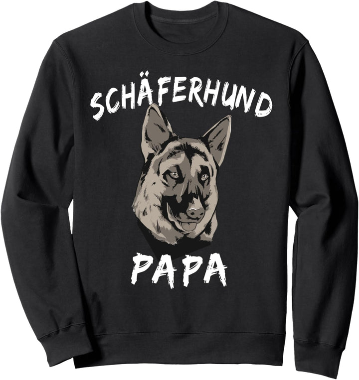 Deutscher Schäferhund Papa Shepherd Herrchen Hunde Geschenk Sweatshirt
